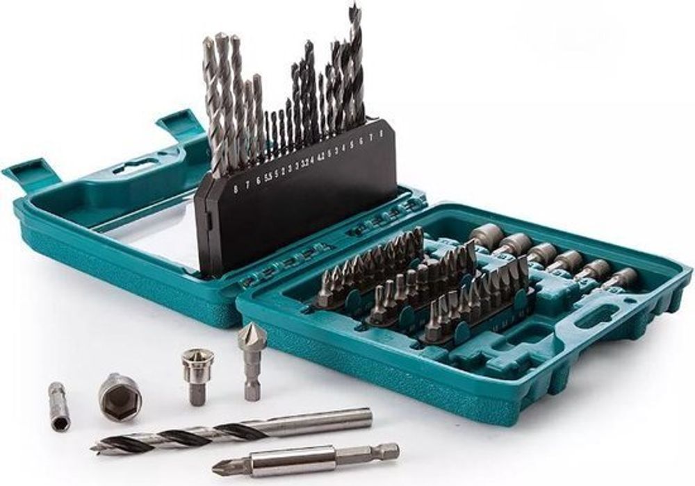 Makita P-90358 PRO Bit & Bohrer Set 60 teiliges Zubehör in praktischer Box
