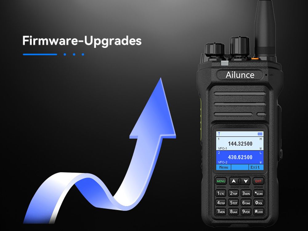 Retevis Ailunce HA1UV Funkgeräte, IP67 wasserdicht, 2800 mAh, Repeater-fähig, Walkie Talkie mit großer Reichweite Outdoor-Abenteuer Wandern