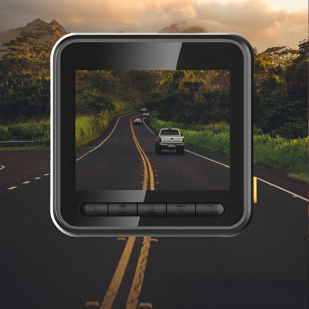 Dashcam Auto mit GPS-Modul KFZ Kamera Dash Cam Autokamera Video Recorder DVR 2" Zoll LCD Display Mini Fahrrekorder Loop 2K 4K 170° G-Sensor Retoo