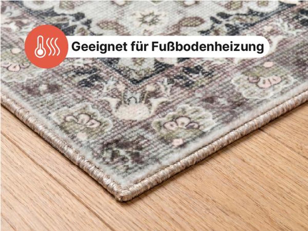 TAPISO ISPAHAN Orientteppich Kurzflor 140 x 200 cm