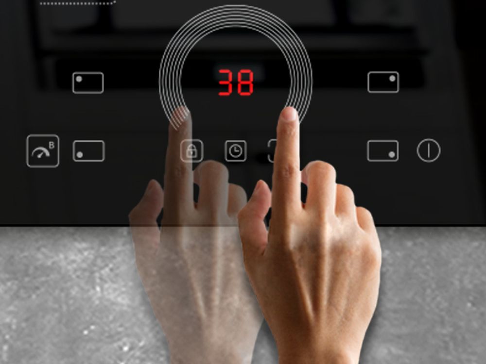 TouchSelect-Steuerung des autarken Induktionskochfeldes IH85901FZ