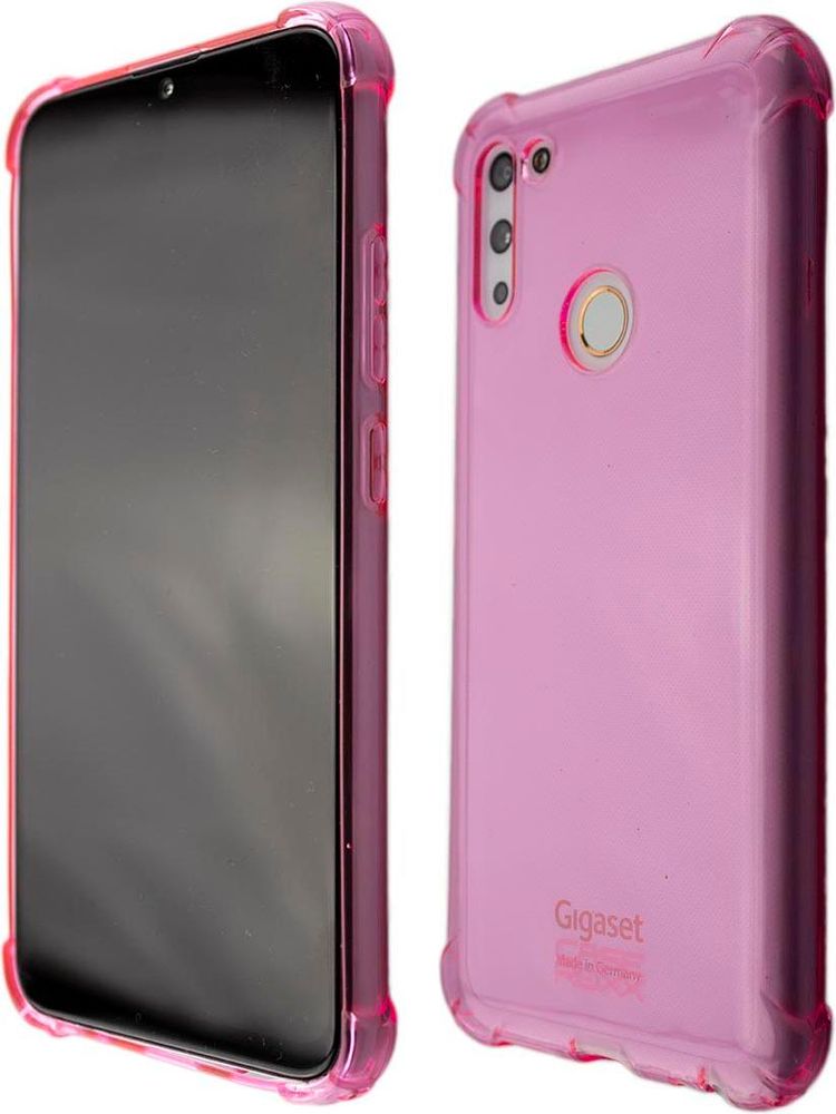 caseroxx Schutz-Hülle TPU-Hülle kompatibel mit Gigaset GS4 / GS4 Senior, Gummi Handy Tasche pink