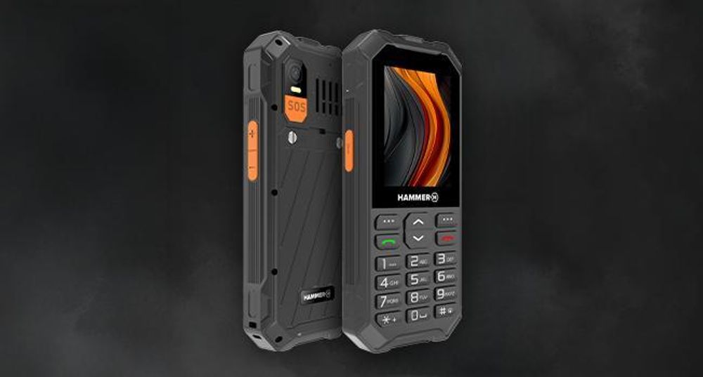 HAMMER 6 LTE Outdoor Tastenhandy Dual SIM Schwarz 48 MB / 128 MB