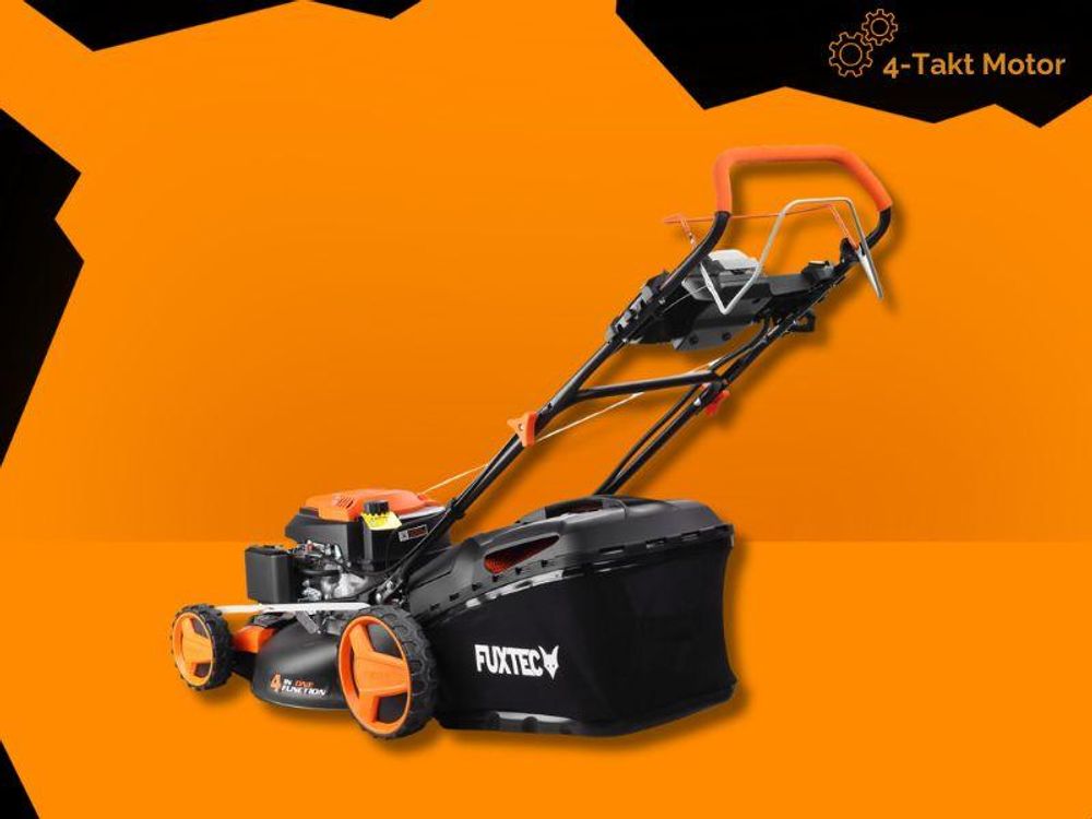 FUXTEC FX-RM5196eSSL, Schieberasenmäher, 1001 m², 51 cm, 2,5 cm, 7,5 cm, 3000 RPM
