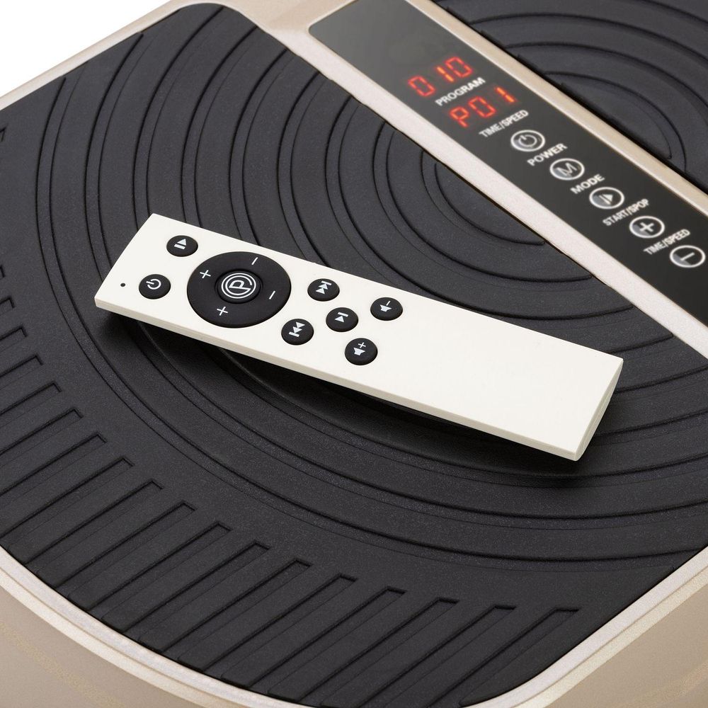 Fernbedienung für die Vibrationsplatte mit Programmanzeige und Tasten