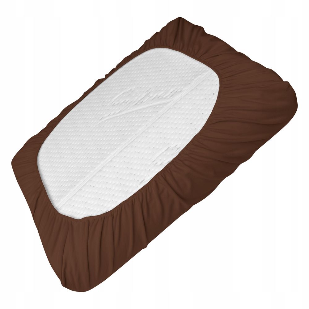 Kissenbezug für Nackenkissen - Universalgröße für orthopädisches Kissen und Gesundheitskissen - BRAUN Kissenbezüge aus Baumwolle - max 55x40 cm
