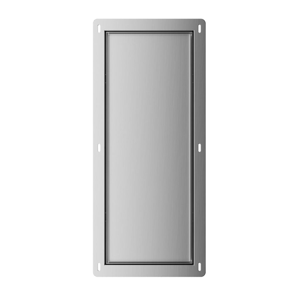 Unterputz-Tür für WC-Bürstenschrank zur Aufnahme einer Fliese (befliesbar)