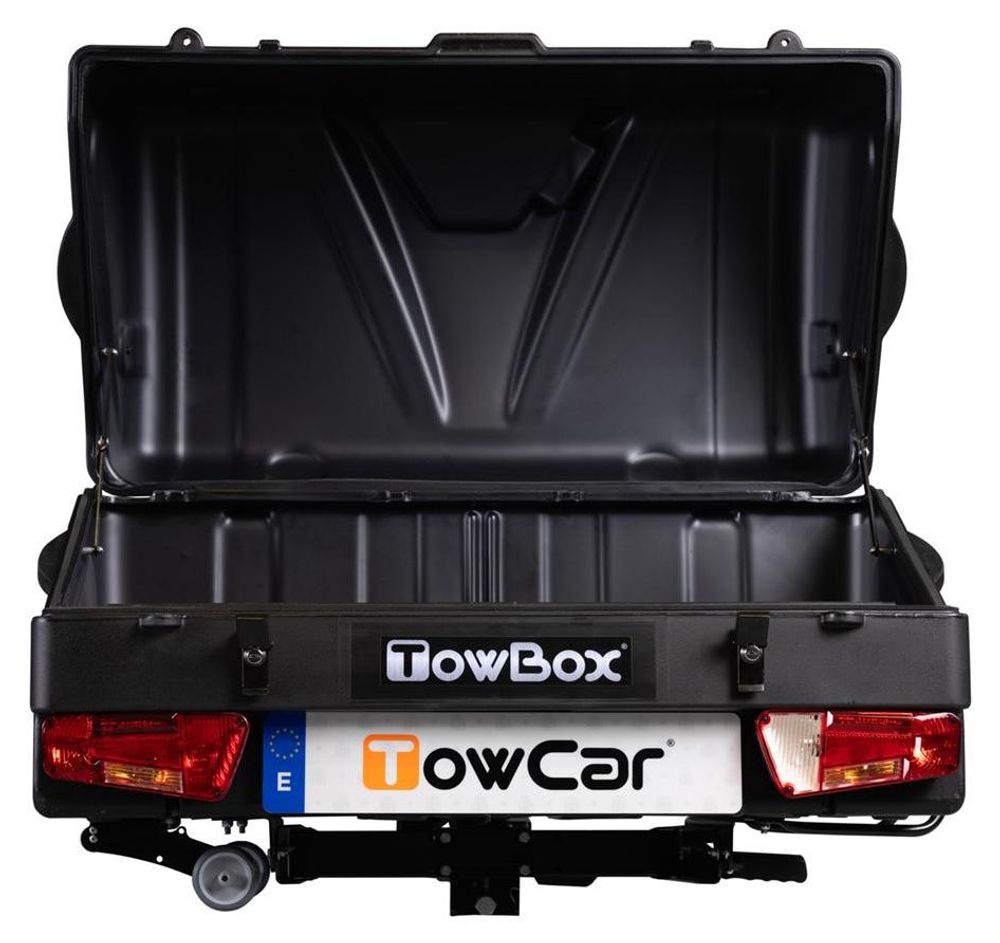 TowBox Transportbox Anhängekupplungsträger TBX000N Anhängevorrichtung 590mm 1 085mm 600mm PE (Polyethylen) 280L 26kg