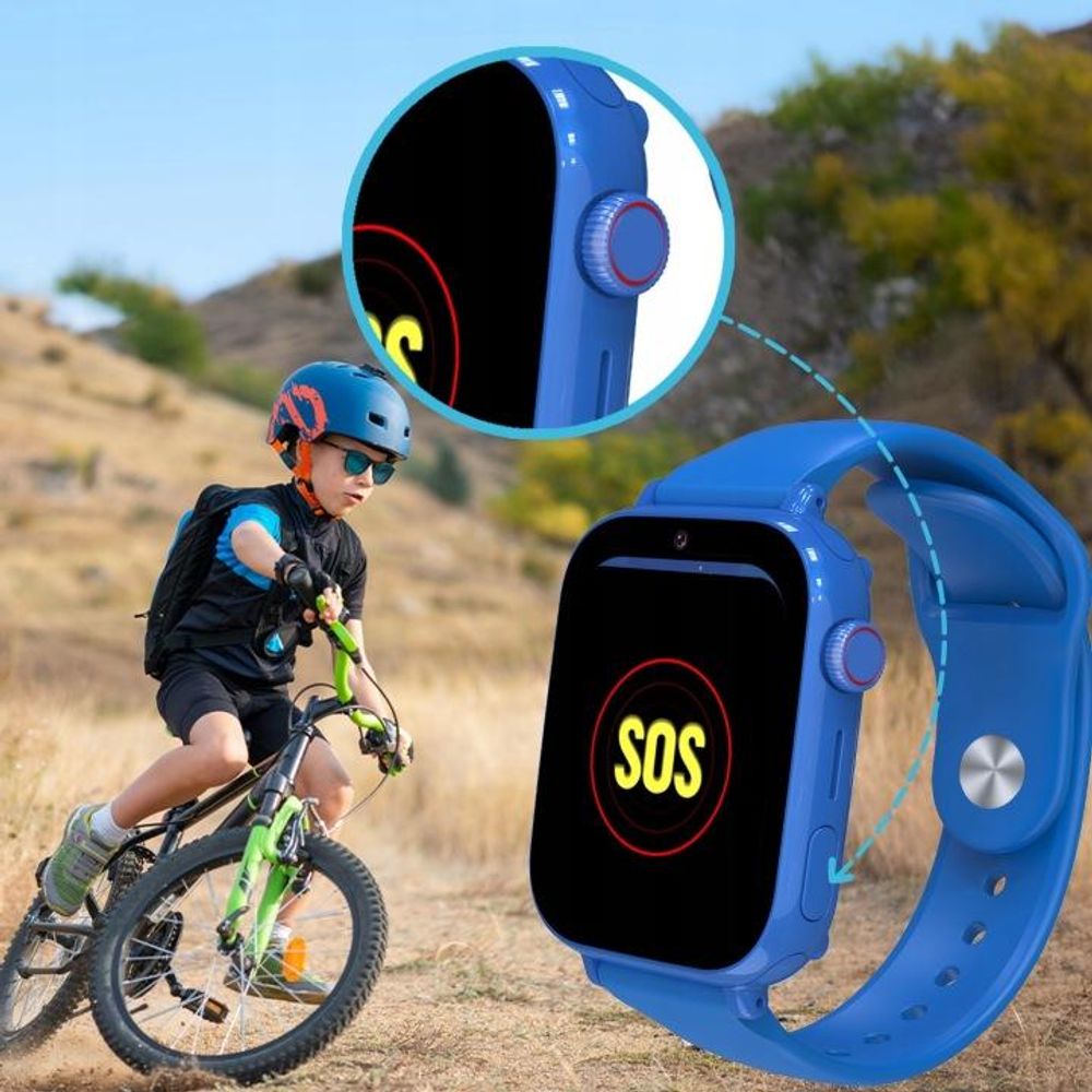 Forever Smartwatch GPS WiFi 4G Kids Look Me  3 KW-520 bleu