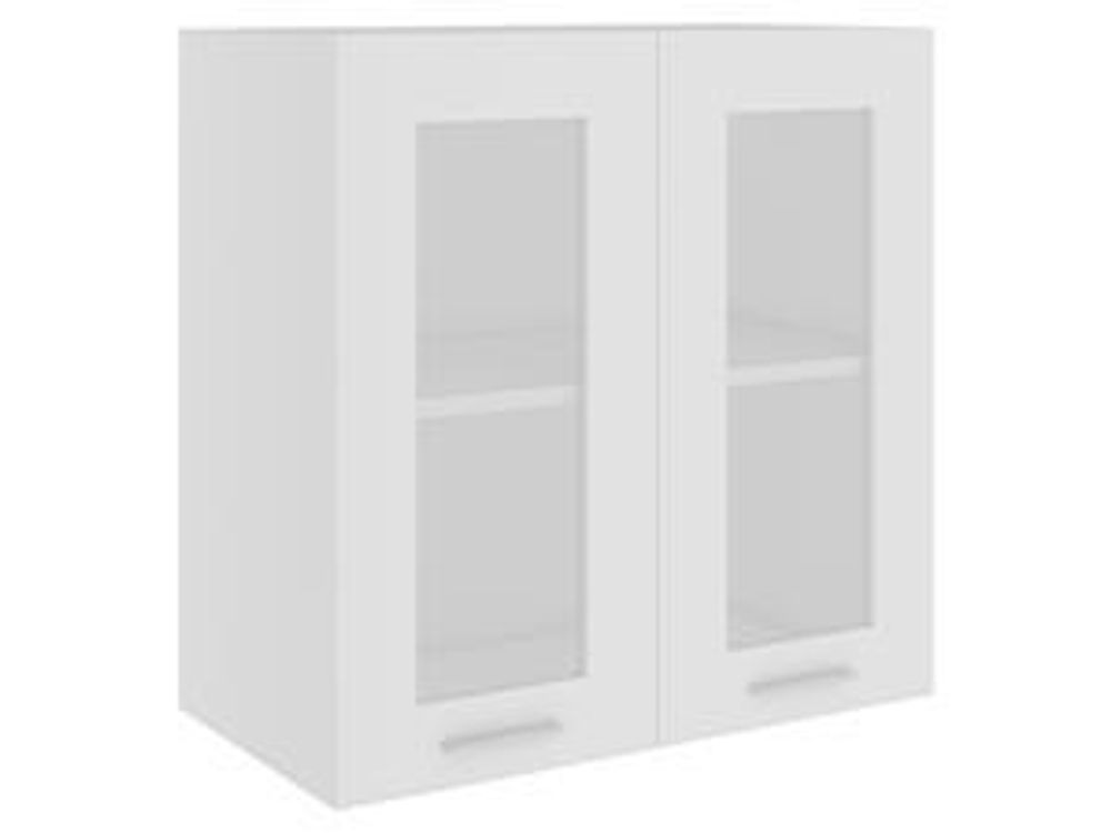 vidaXL Hängeglasschrank Lyon Weiß 60x31x60 cm Holzwerkstoff