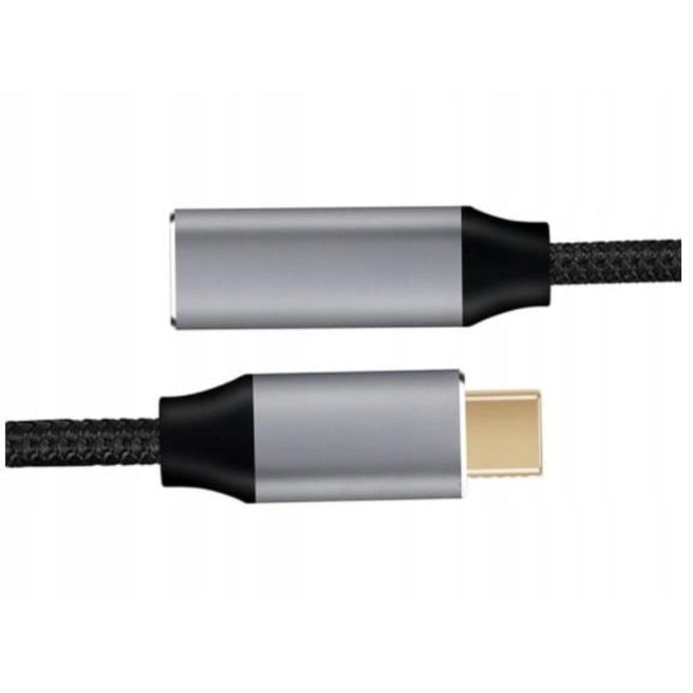 Przedłużacz - Kabel - USB-C 3.2 - Thunderbolt 3 4 - 100 W - 4k - 60 Hz - 10 Gb/s - 3 m - Audio i wideo