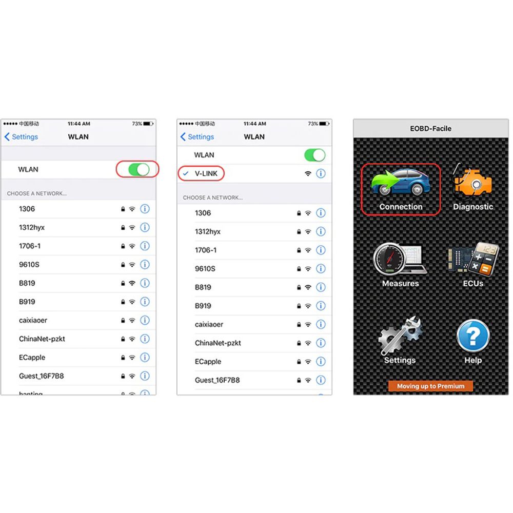 OBD2 ELM327 Diagnose Gerät Bluetooth 5.0, 4.0, 3.0 iOS Android PC KFZ Auto Scanner Tool Interface App Diagnosegerät Auslesegerät Fehlercodeleser Retoo