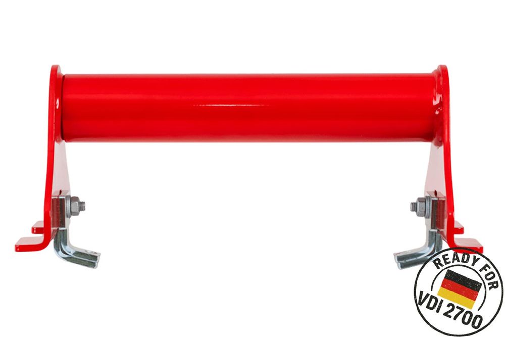 PRAMAR Radstopper rot VDI 2700 Radsicherung verstellbar für Abschleppwagen