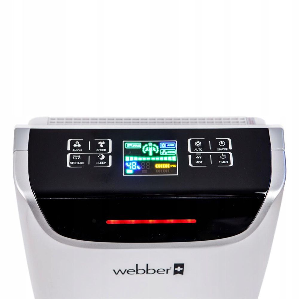 Noční režim čističky vzduchu Webber AP9405