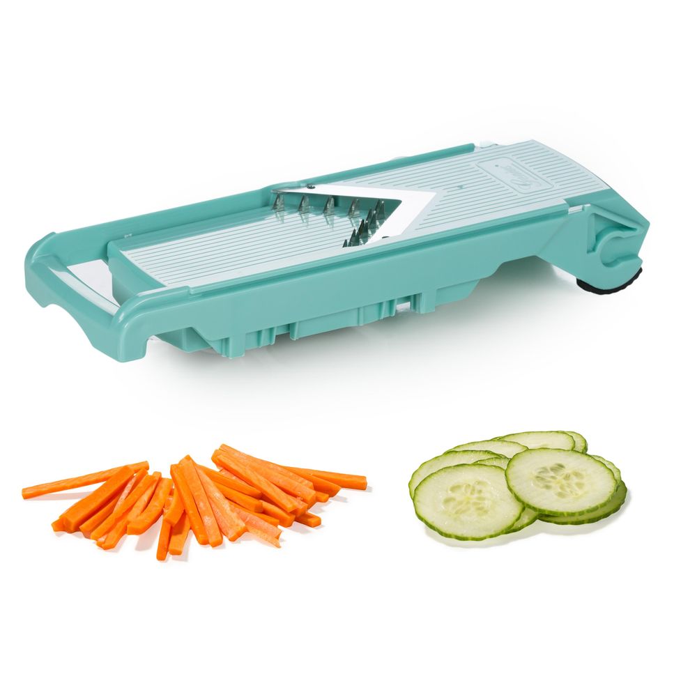 Genius Nicer Dicer Fusion Smart Set 16 Teile - Gemüseschneider & Spiralschneider zum Gemüse schneiden mit Twist, Slicer, Julietti aus TV-Werbung