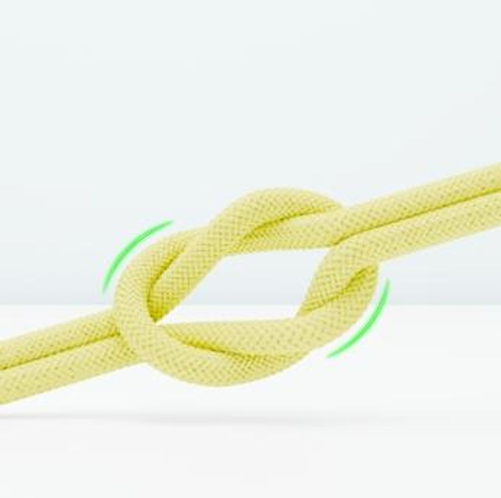 Cavo QUALO Nylon USB-C per USB-C – 1,5 m, 3 A, Giallo QKN-CC-05, Ricarica Rapida 60W