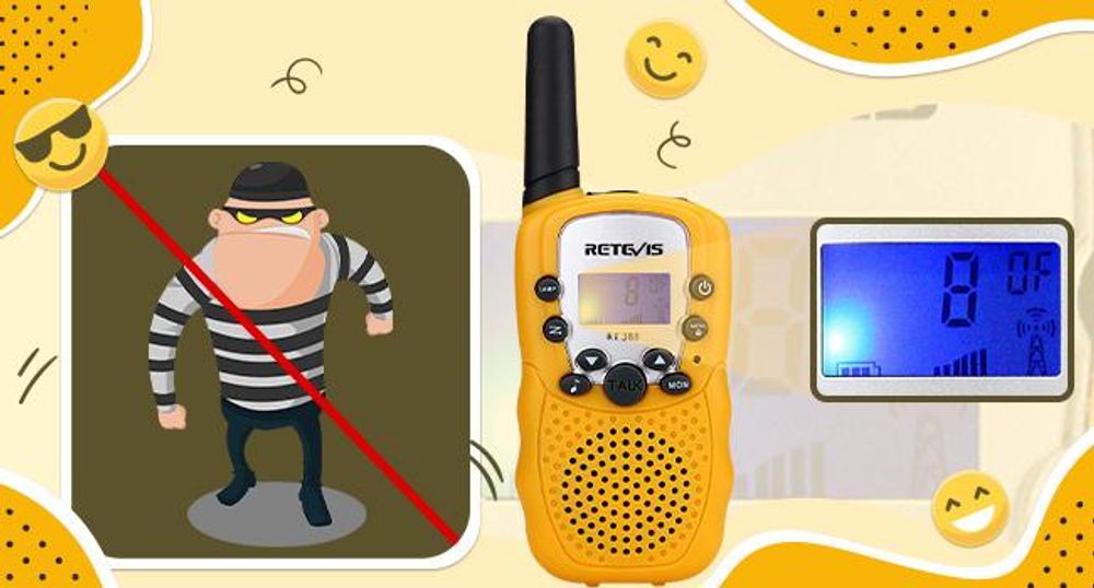 Retevis RT388 Walkie Talkie Kinder, Spielzeug ab 4-12 Jahre, Funkgeräte mit Taschenlampe VOX, Weihnachtsgeschenke für Jungen und Mädchen