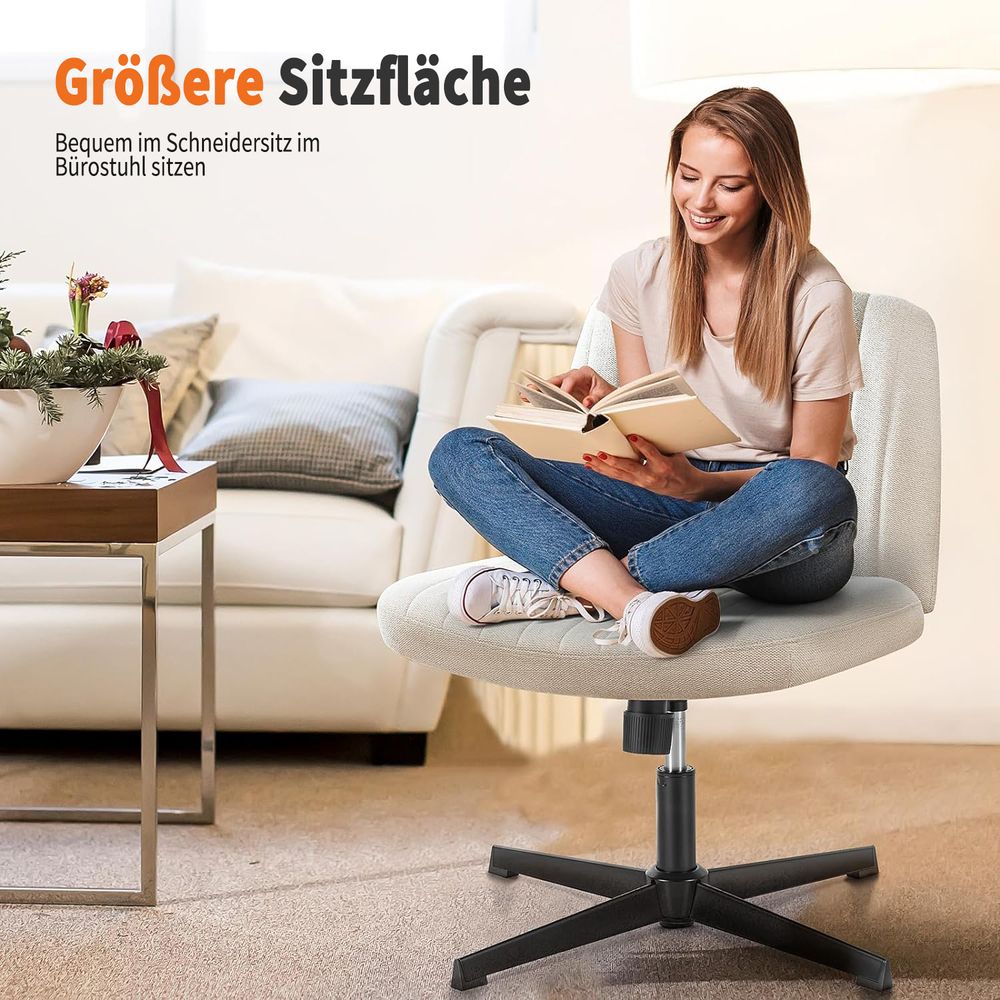 Chefsessel Bürostuhl Stoff Schreibtischstuhl Office Chair Drehstuhl Computerstuhl Computerstuhl,Esszimmerstuhl Ergonomisch Sessel mit Wippfunktion