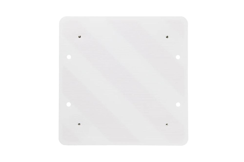 Heckwarnschild aus Kunststoff 50x50cm mit Reflektoren