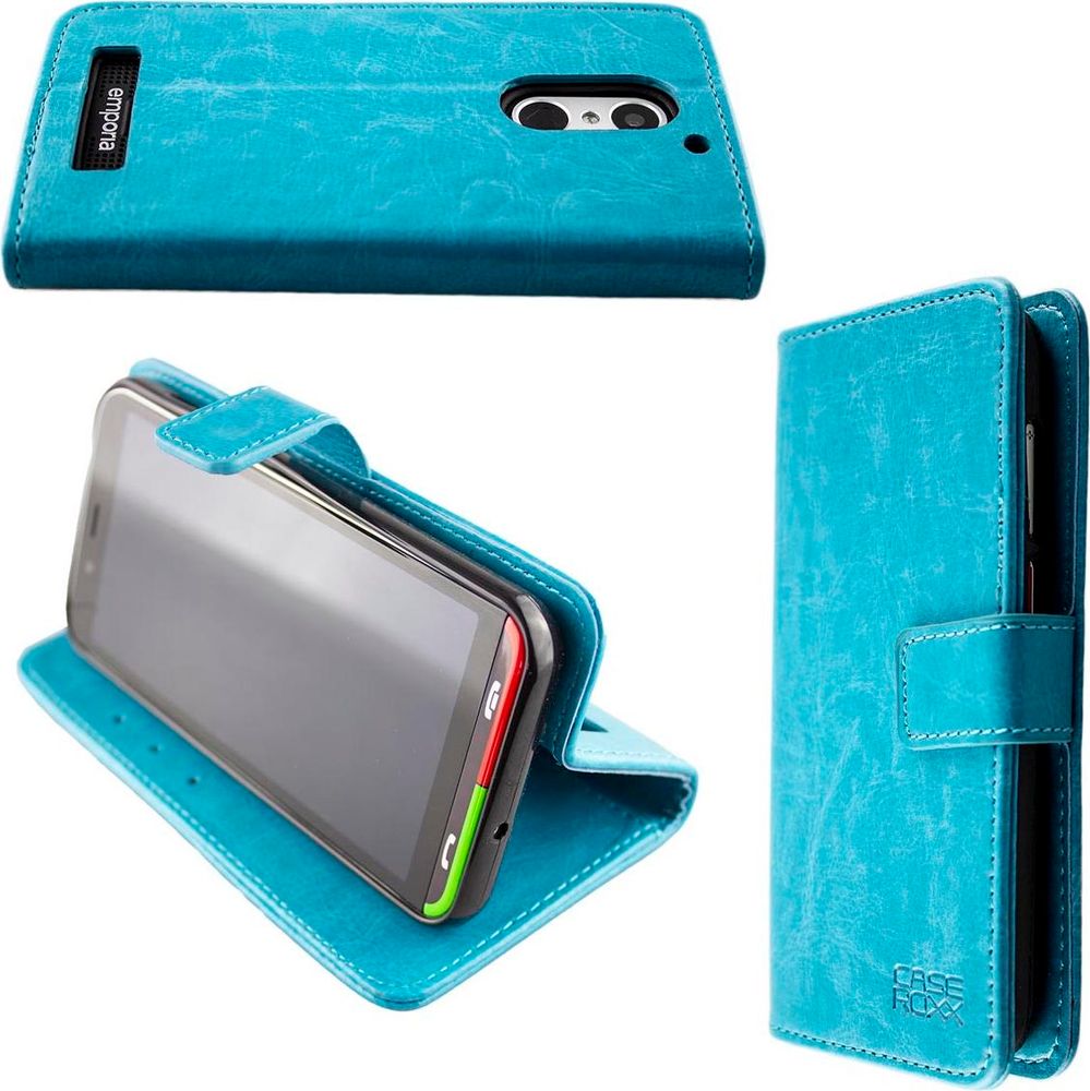 caseroxx Handy Hülle Tasche kompatibel mit Emporia Supereasy Bookstyle-Case Wallet Case