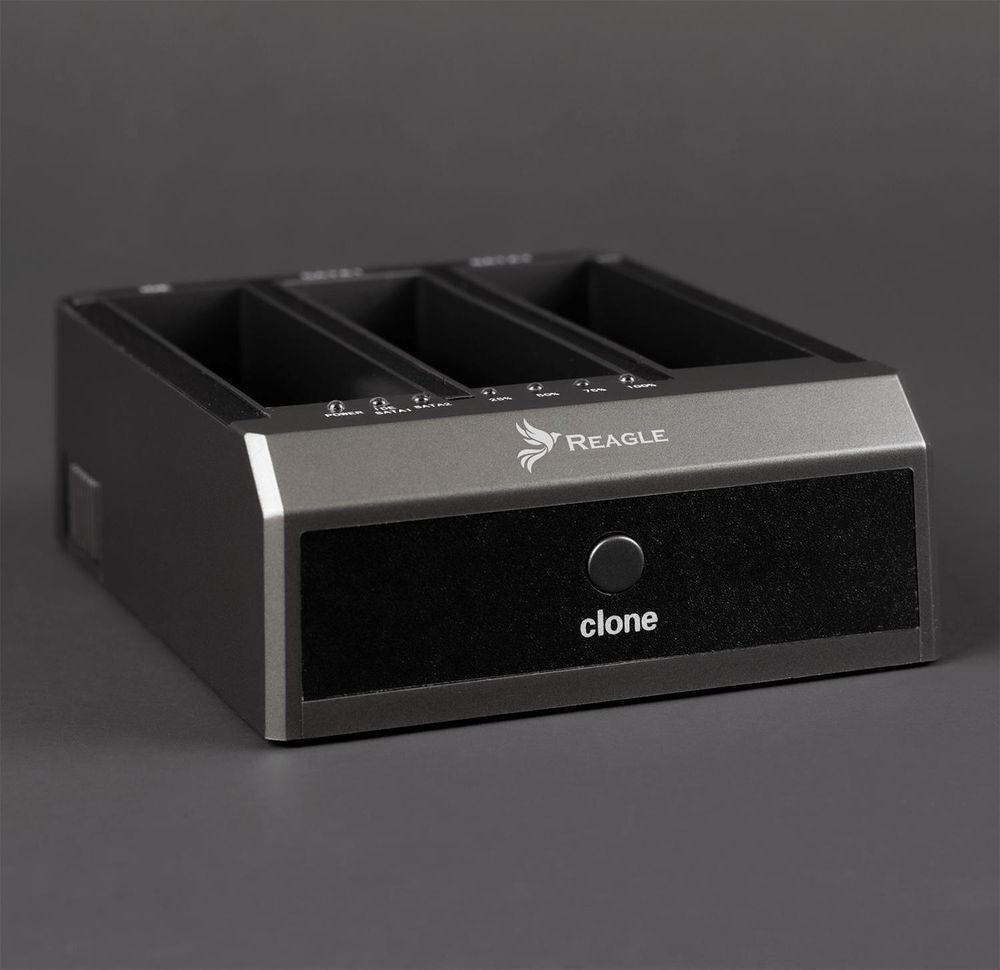 Dockingstation mit 3 Anschlüssen, USB 3.1-kompatibel, 2,5/3,5 Zoll Sata III Festplatte/SSD Ide, Klonfunktion