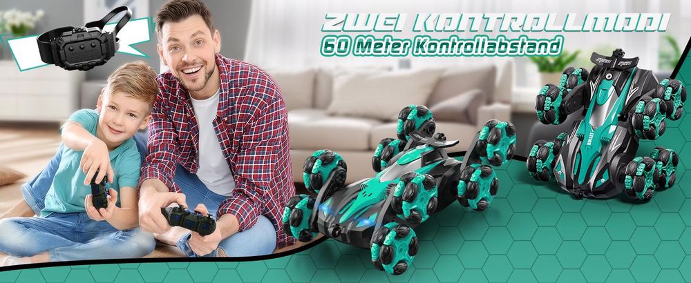 Ferngesteuertes Auto mit Dual Remote Control: