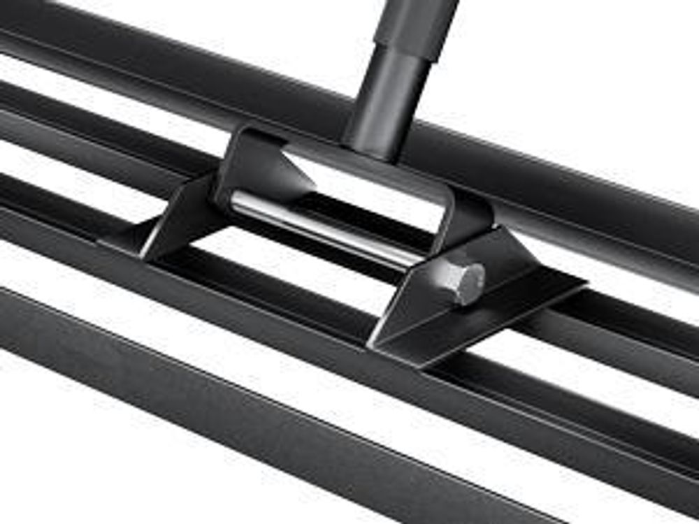 Wiltec Aluminium Rasenrakel 121,9 x 25,4 cm mit 2 m Stiel, Rasen Rakel Unebenheiten im Rasen ausgleichen, Leveler Gartengerät zum Rasen sanden