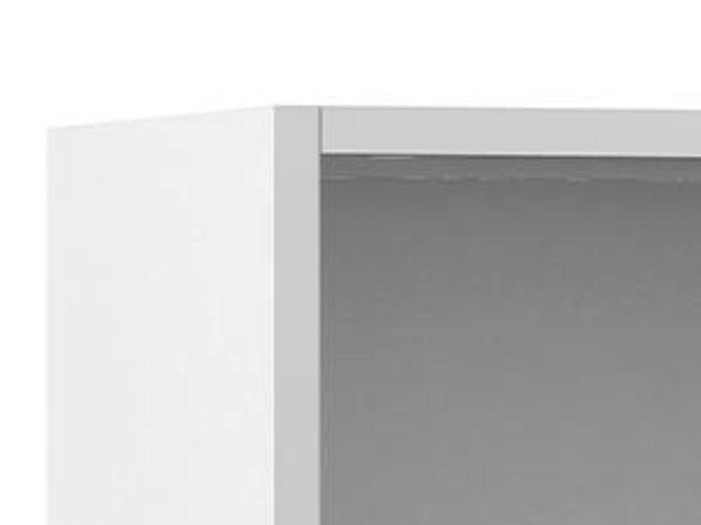 vidaXL Bücherregal/Sideboard Weiß 50x25x80 cm Holzwerkstoff