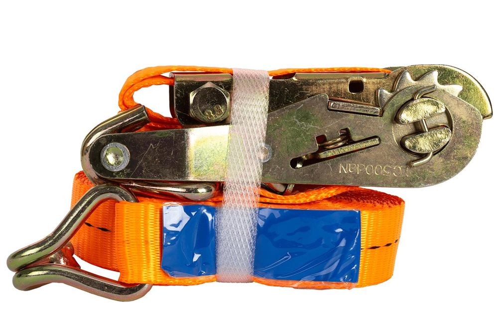 Unitrailer 6 M/25 Mm/1 T Oranges Transportband Mit Spanner