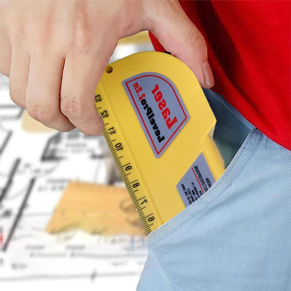 Laser Wasserwaage mit Bandmaß 250cm Kreuzlinienlaser 16cm Wasserwaage Laserwasserwaage Laser-wasserwaage Level Laserwaage Schnurwasserwaage Retoo