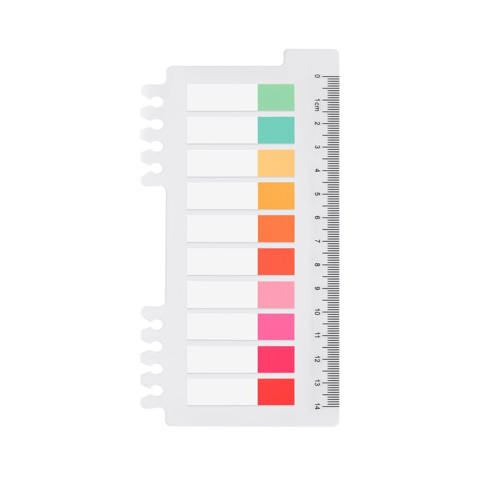 Ordinate-Blossom Half | Ordinate 200 Stück Sticky Notes | Transparent Haftnotizen zum Markieren | Haftstreifen | Ästhetischer Haftnotizzettel