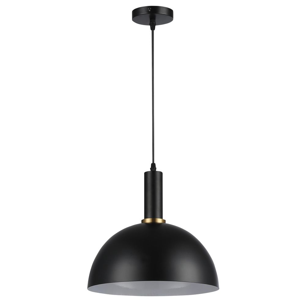 MasterLED Pendelleuchte Koko Ø30cm Kupfer-Schwarz E27 – Retro Hängelampe für Esstisch & Küche