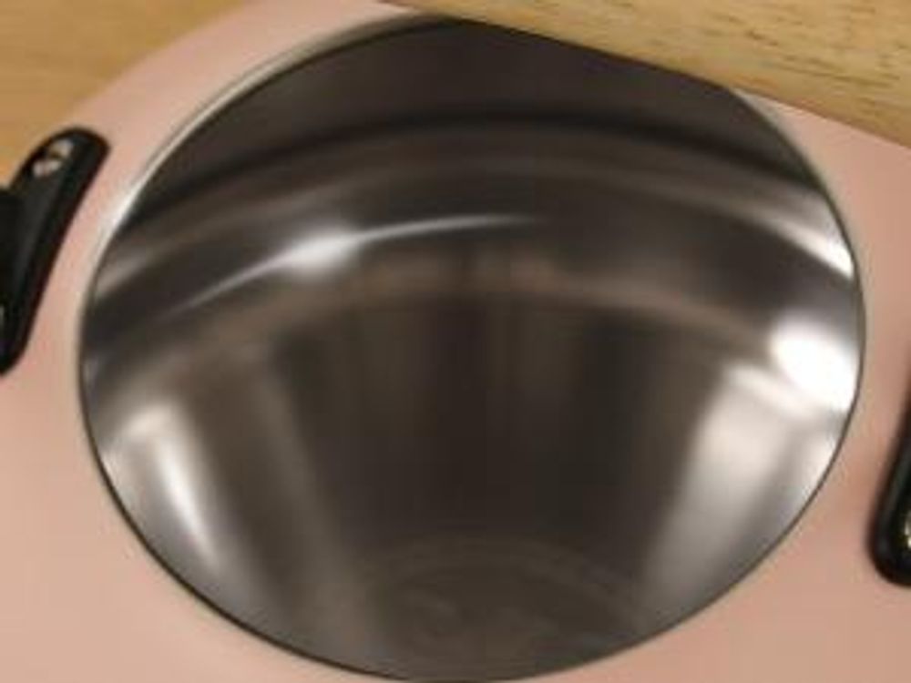 Briebe 00447, 2,3 l, Pink, Schwarz, Holz, Edelstahl, Edelstahl, Holz, Manuell