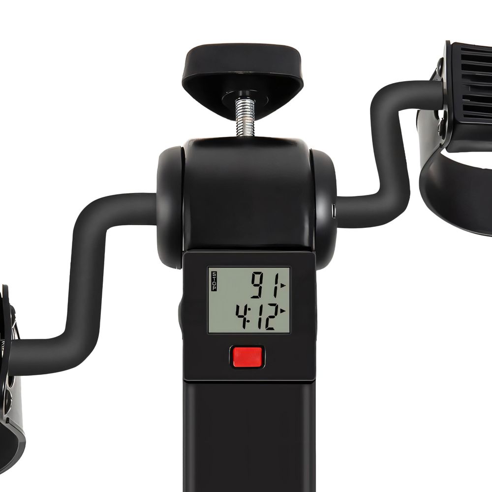 Mini-Heimtrainer, Fitness Fahrrad Pedaltrainer, für Armtrainer und Beintrainer, Muskelaufbau, Ausdauertraining, Bewegungstraining, Trainer LCD Retoo