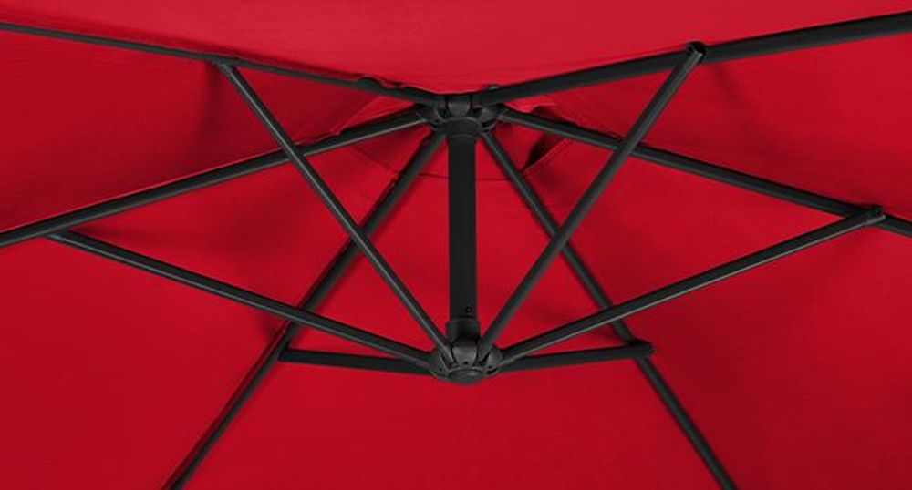 SONGMICS Sonnenschirm Ø 300 cm Sonnenschutz UPF 50+