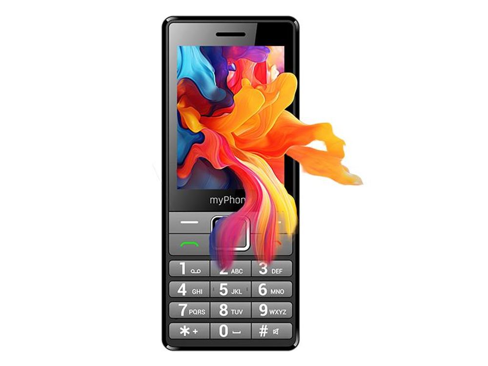 myPhone 7340 LTE Seniorenhandy ohne Vertrag, 4G Tastenhandy mit großem Display, Elegantes klassisches Handy, Dual SIM, Lange Akkulaufzeit
