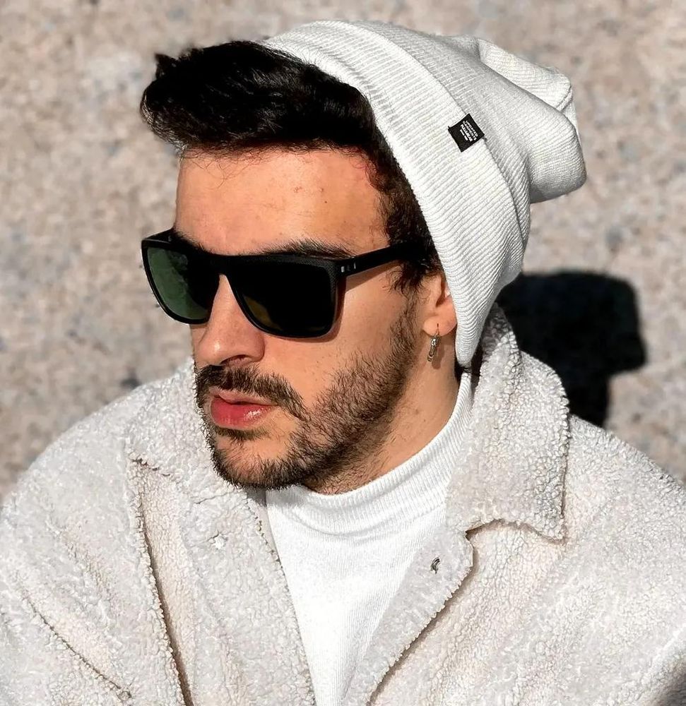 Herrenbrille - Polarisierte Herrensonnenbrille - Stilvolle Sonnenbrillen - Schwarze Brille - Schutz vor Blendung - Hochwertige Herrenbrille