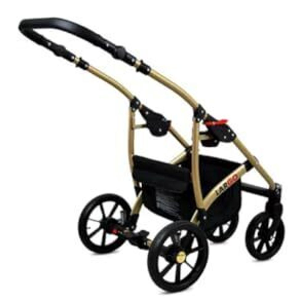 BabyLux® Largo | 3in1 Kinderwagen Set | Mint | Kombikinderwagen | Kinderwagenset | Buggy + Babyw