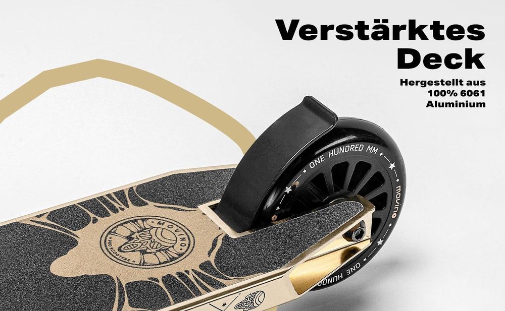 Movino Stunt Kinderroller Scooter Glide (Golden)
