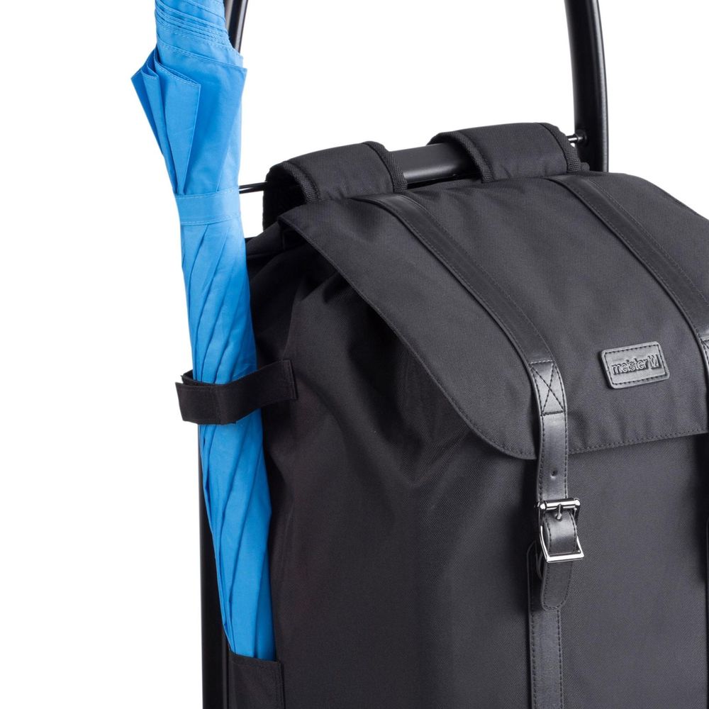 Meister Einkaufstrolley & -rucksack 45 Liter Black Edition Einkaufsroller