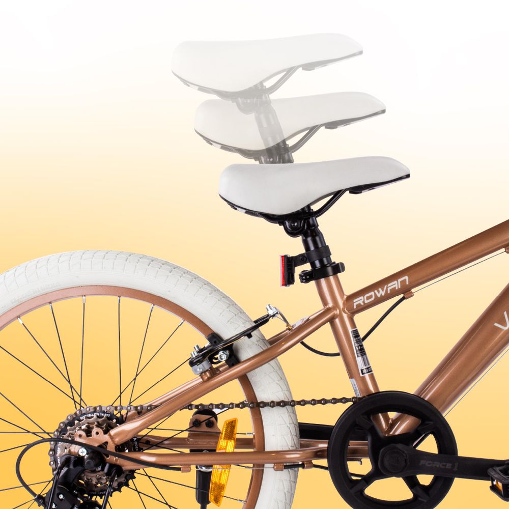 Sillín de bicicleta infantil SUN BABY ajustable en altura