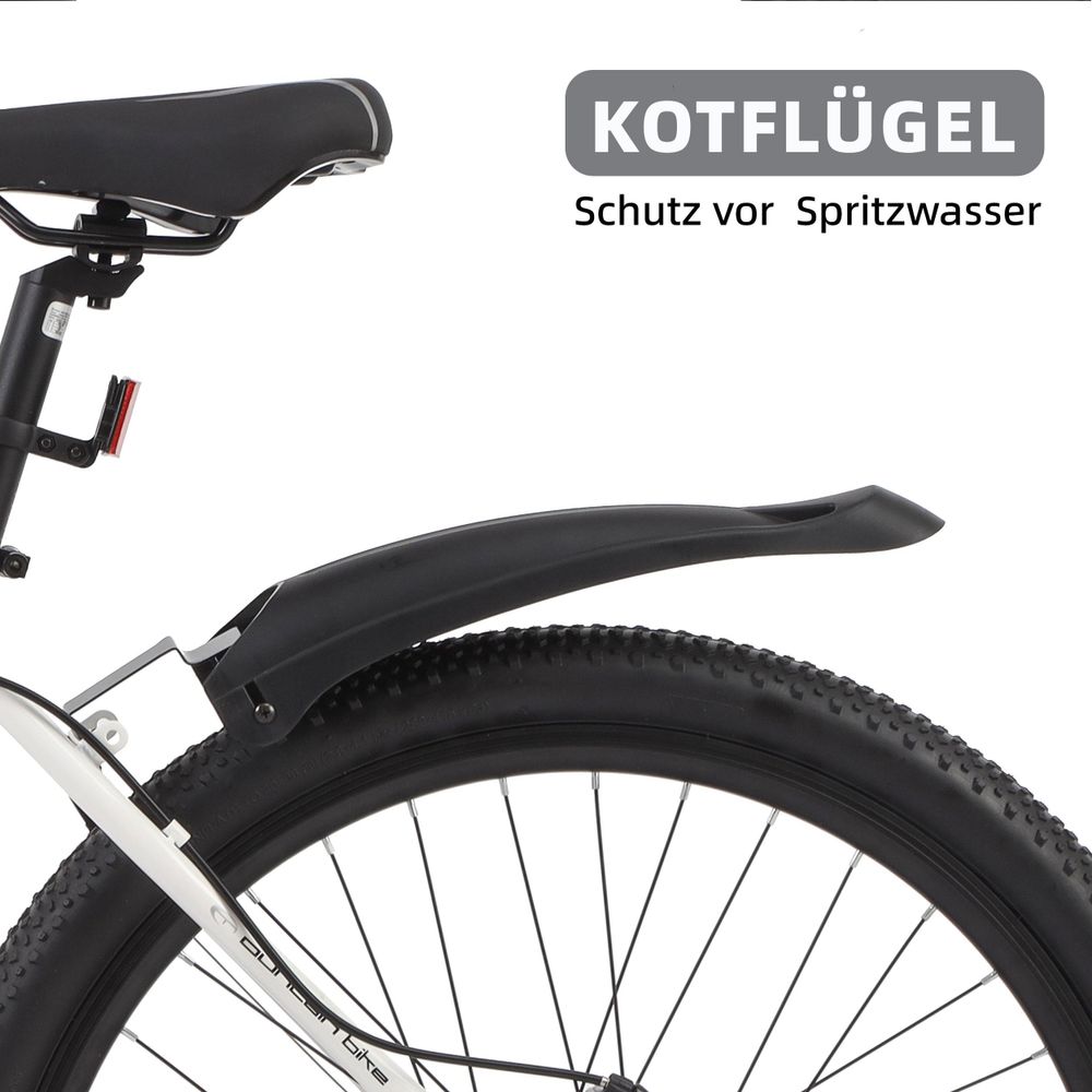 Lauxjack AX3.0 Mountainbike 26 Zoll, MTB Fahrrad Shimano 21-Gang, Scheibenbremsen, Federgabel, Stahlrahmen, 43 cm Rahmen, WANDA-Reifen, Damen Herren