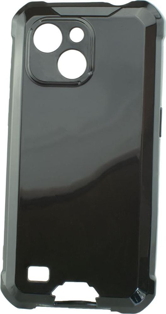 caseroxx Schutz-Hülle TPU-Hülle kompatibel mit Oukitel WP32, Gummi Handy Tasche schwarz – Detailansicht