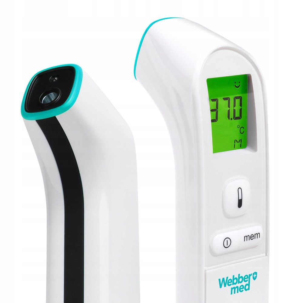 Barevný LCD displej teploměru Webber MED TR02