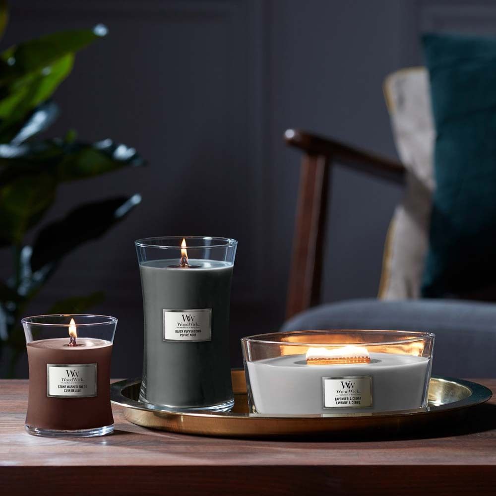 WoodWick Lavender & Cedar, andere, Grau, Transparent, CEDAR, Lavendel, 1 Stück(e)