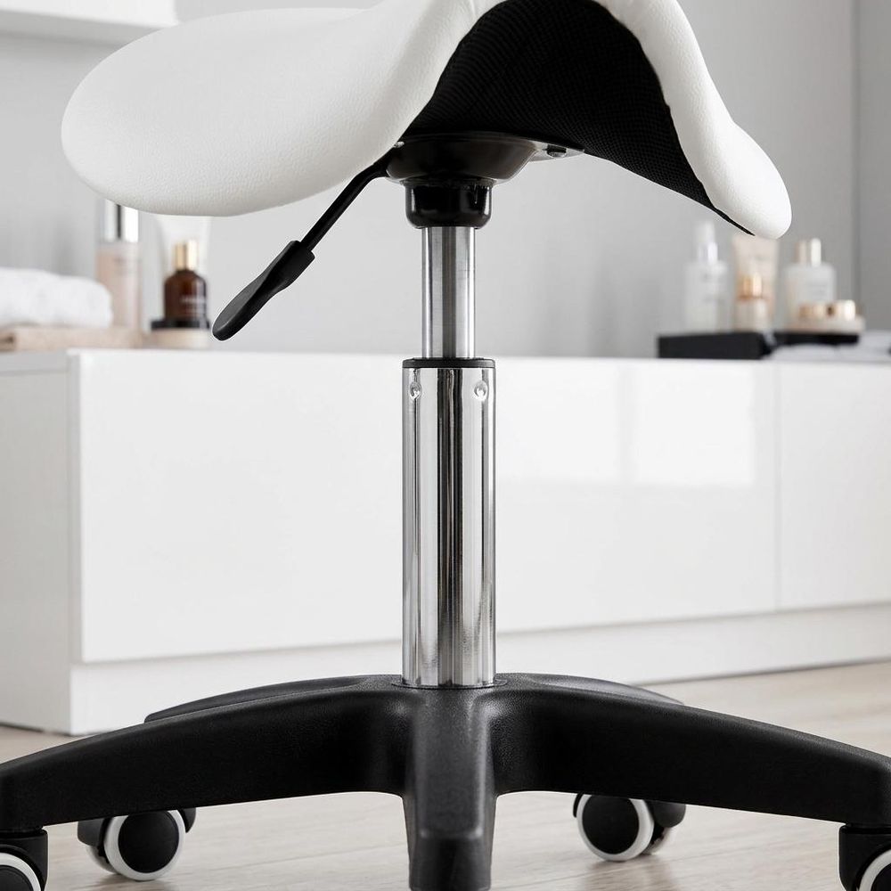 Kozmetická stolička sedlo - kadernícke mobilné kreslo, hoker do SPA