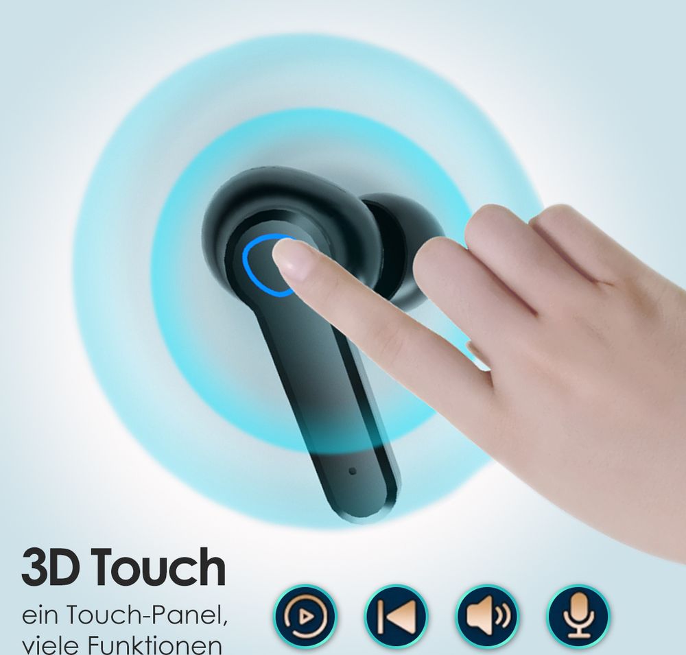 Bluetooth In-Ear Kopfhörer für Xiaomi Mi 9 10 11 12 13 14 15 Kabellose Ohrhörer