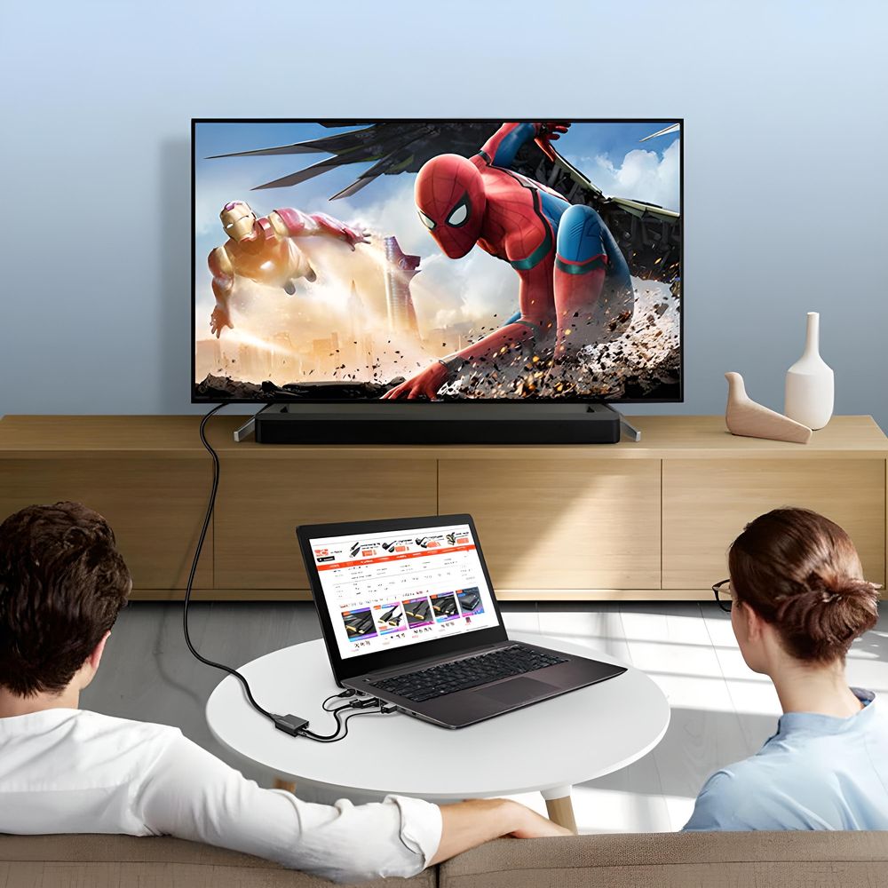 VGA auf HDMI Adapter VGA mit Audio und USB Ladekabel Kabel 1080P 60HZ Stecker Buchse Converter Alter PC TV Monitor Konverter Projektor HDTV Retoo