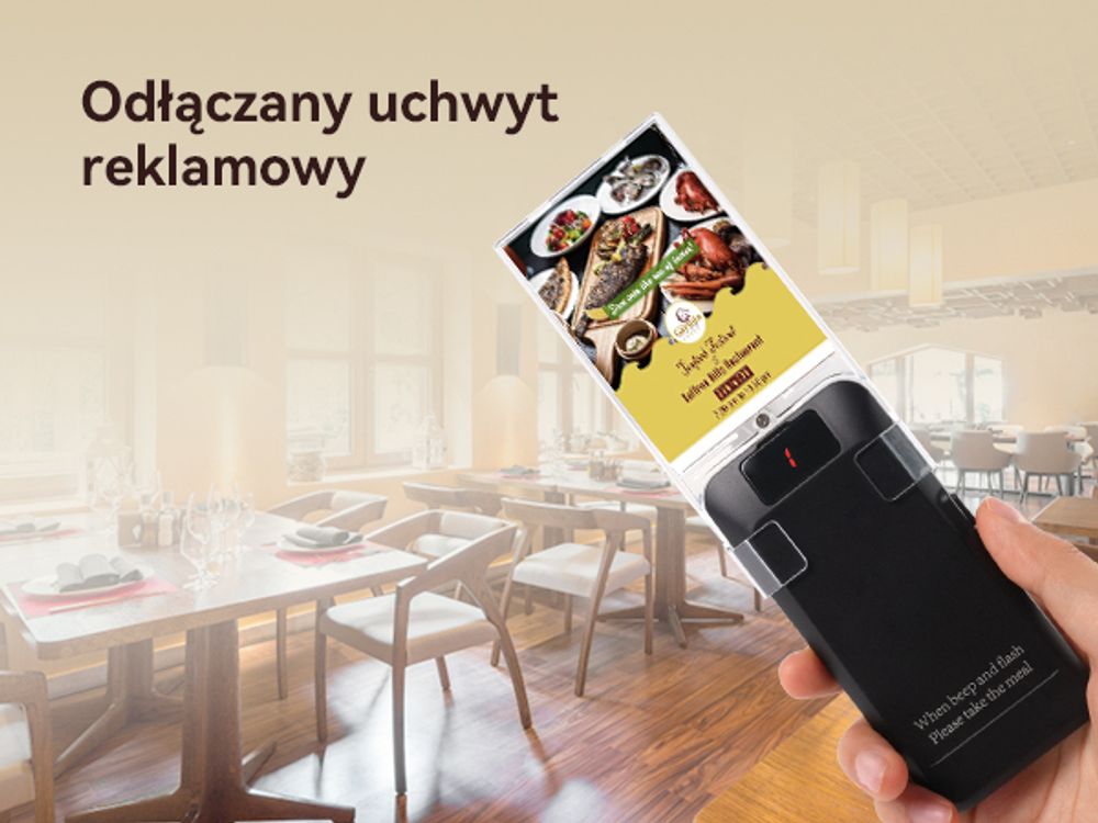 Retekess TD157A System przywoławczy pager, 800M, 39 trybów wywoływania, bateria 300 mAh, wymienny billboard, system przywoławczy dla gastronomii, burgerowni, 24 pagery