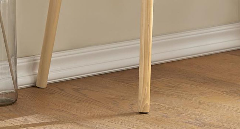 SoBuy Schreibtisch mit 2 Schubladen Kleiner Computertisch Kinderschreibtisch und Bürotisch mit Stauraum Möbel für Arbeitszimmer Weiß/Natur FWT40-WN